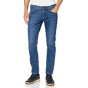 ESPRIT Stretch jeans met biologisch katoen, Blue Medium Washed., 31W x 34L