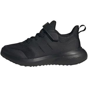 adidas Fortarun 2.0 Cloudfoam Elastic Lace Top Strap Shoes Low, Core Black Core Black Carbon, 39 1/3 EU