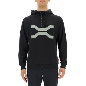 Jeep XP heren sweatshirt met capuchon en oversized opdruk van het symbool Xtreme Performance Jx22a shirt met lange mouwen voor heren