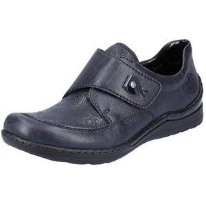 Rieker 48951 slippers voor dames, blauw, 41 EU