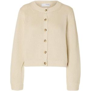 SELECTED FEMME Slfivy Ls Knit O-hals Cardigan Noos, berk, XS
