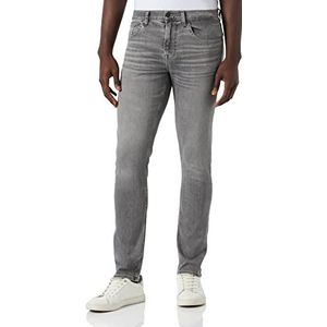 7 For All Mankind Slimmy Luxe Performance Eco Stone Jeans voor heren, taps toelopend, grijs, 30
