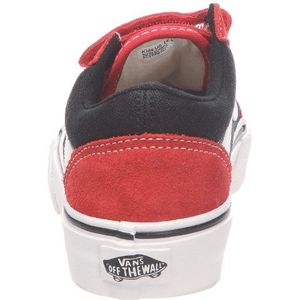 Vans Old Skool V, jongenssneakers, rood, rood rouge High Risk Red T, 35 EU