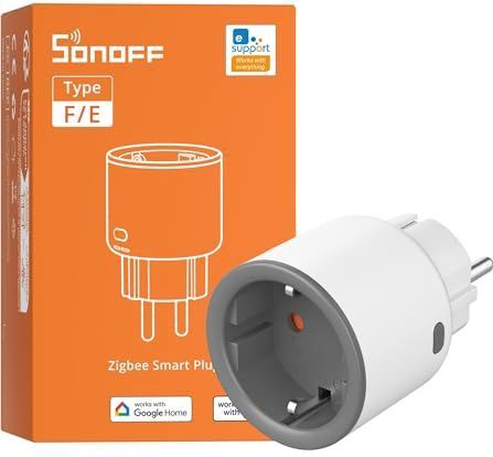 SONOFF - S60ZBTPF - Smart Plug - Zigbee - Afstandsbediening - Energie Monitoring - Overbelastingsbescherming