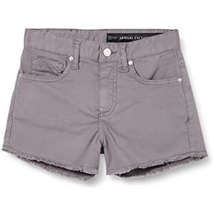 Armani Exchange Dames Gekleurde Denim, Double Back Logo Shorty Fit Casual Shorts, Snake, Extra Small, snake