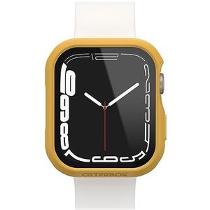 OtterBox Eclipse Watch-bumper met geïntegreerde glazen schermbeschermer voor Apple Watch Series 9/8/7 - 45mm, gehard glas, valbestendig, slanke beschermhoes voor Apple Watch, Geel