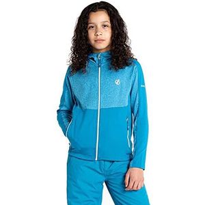 Dare 2b Hastily Kids Core Strech voor skiën, wandelen en trekking - Gerecycleerde stretchstof met warme achterkant, sneldrogend, vaste capuchon en volledige ritssluiting