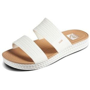 Reef Water Vista Slide Sandals - Women's, White/Tan 7 M