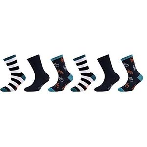 s.Oliver S20713000 - Junior originals boys motief sokken 6p, maat 31/34, kleur wit, wit, 31