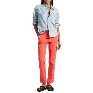 Pepe Jeans Tracy Broek voor dames, Rood (krokant rood), 30W / 30L