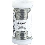 Rayher 2400100 bloemdraad, gloeiend, 0,35 mm diameter, spoel 100 m, materiaal ijzer, nikkelvrij, knutseldraad, wikkeldraad