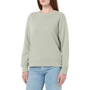 Gant - SHIELD C-NECK SWEAT - Sweatshirt - FADED SAGE - Grafische GANT-borduursel op de borst