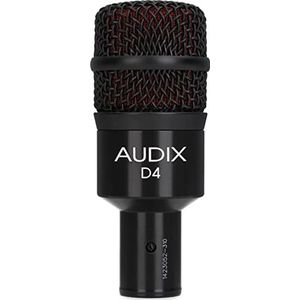 Audix D4 hoogwaardige dynamische microfoon voor instrumenten met lage frequentie-aandeel.