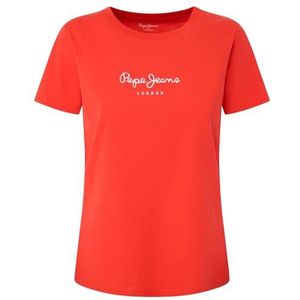 Pepe Jeans Dames Wendy T-shirt, Rood (krokant rood), XS