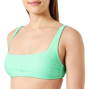 4F F022 Bikini-top voor dames, groen, maat S, Groen, S
