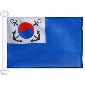 AZ FLAG Waterpaviljoen Oorlogsvlag Zuid-Korea 45 x 30 cm – Vlag van de Koreaanse militaire laarzen 30 x 45 cm