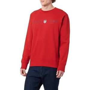 GRAPHIC C-NECK Sweat, robijnrood, S