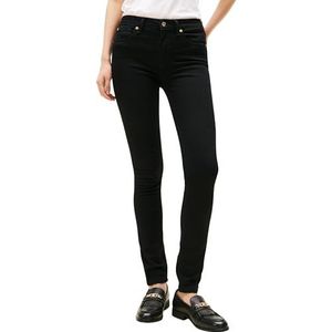 TOMMY HILFIGER - Jeans - Zwart - Skinny - Mid Waist