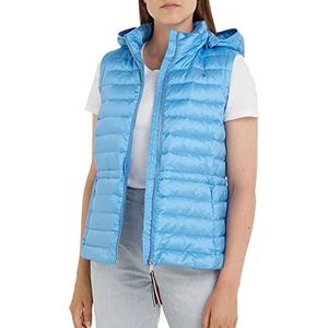 Tommy Hilfiger Vrouwelijk Lw Down Vest voor dames, Hydrangea Blauw, XL