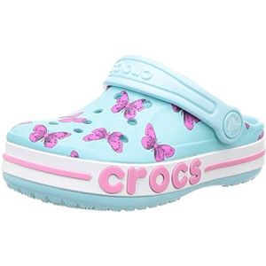 CROCS Bayaband Seasonal Printed CG K sandalen vrije tijd en sport kinderen unisex kinderen blauw (Ice Blue)