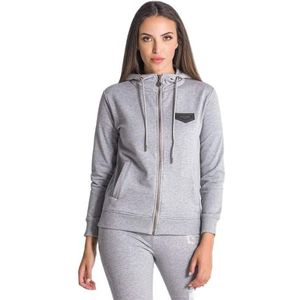 Gianni Kavanagh Grey Melange Core Hoodie Jacket Dames Capuchontrui, Grijs (gemengd), M