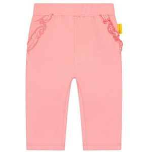 Steiff Joggingbroek voor babymeisjes, casual broek, salmon rose, losse pasvorm, Salmon Rose, 92 cm