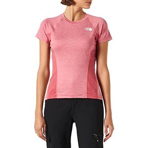 THE NORTH FACE W Ao T-shirt, Slate Rose White Heather-Slate, maat L dames