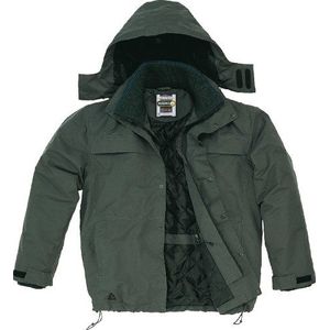 Delta plus - Parka van polyester, microvezel, pvc, grijs, maat XL