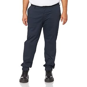 Armani Exchange Elegante herenbroek met manchetten casual broek, marineblauw, 33