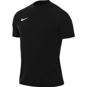 Nike Heren Short Sleeve Top M Nk Df Strke Iii Jsy Ss, Zwart/Zwart/Zwart/Wit., DR0889-010, 2XL