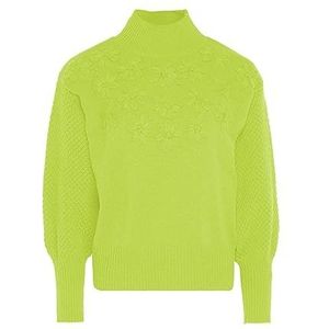 myMo Dames madeliefjes-pullover groen XL/XXL