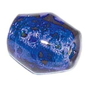 Glazen kralen, transparant, marineblauw, 1,4 x 2,0 cm, 500 g, 100 u, ca.