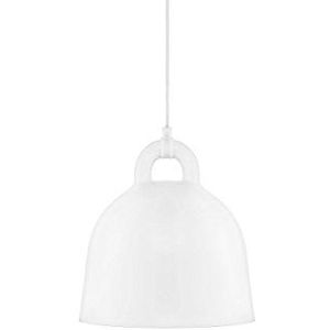 Norman Copenhagen Bell hanglamp, aluminium, wit, 37x35cm