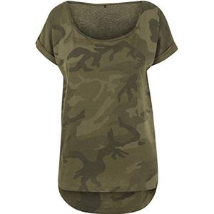 KiarenzaFD BY064 Build Your Brand Build Your Brand Ladies Camo Tee T-shirt met korte mouwen