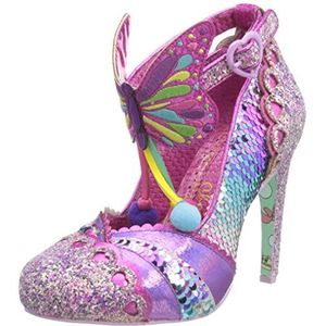 Irregular Choice Flutterly Fabulous Fashion Schoen, Q122 Paars A, EUR 40 (UK 6,5)