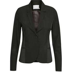 Kaffe Blazer Jillian, grijs (Dark Grey Melange 50016), 32