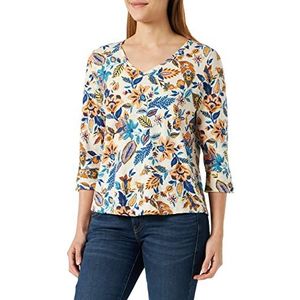 Part Two Riekes T-shirt, Blue Craft Flower, L, Blue Craft Flower, L