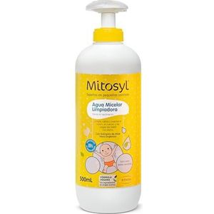 Mitosyl Reinigingswater zonder uitspoelen - micellair water zonder uitspoelen - reinigt, kalmeert en soepel - dagelijks gebruik - veganistische formule met aloë vera-extract - 500 ml