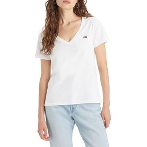 Levi's Perfect V-Neck T-shirt Vrouwen, White +, XL