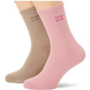 HUGO Regular Socks voor dames, Open Roze, 35-38