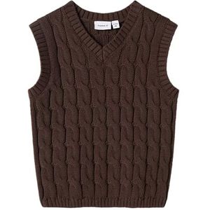 NAME IT boy gebreid vest regular fit, Brakken, 50 cm