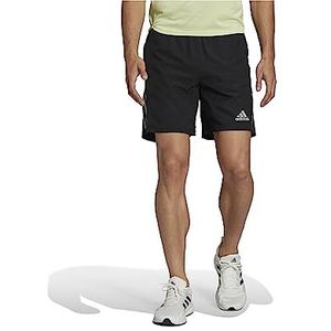 adidas Own The Run SHO Shorts, zwart/reflecterend zilver, S 7 inch heren