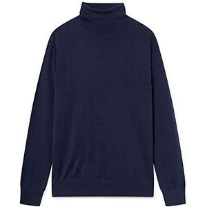Hackett London FF GG Merino Roll Pullover voor heren - blauw - Large