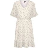 Getailleerde mini-jurk met V-hals, model 'SMILLA'