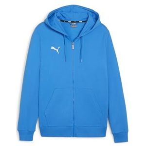 PUMA - teamGOAL Casuals - Herenjack - Blauw - Sweatshirt Pullover