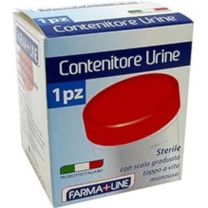 Farma+Line Sterili container voor analyse urine 120 ml - 5 g