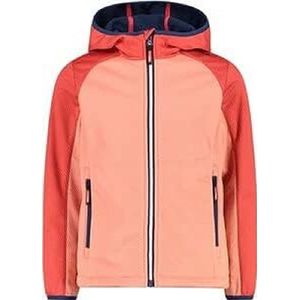 CMP - Kid G Jacket Fix Hood, Girl, Flamingo, 176