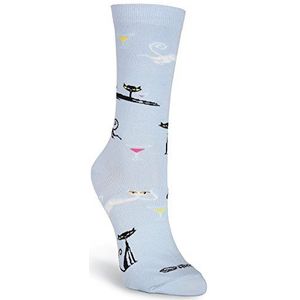 K Bell Shag Novelty Crew Sokken, meerkleurig, 22,86 x 8,89 x 1,77 cm