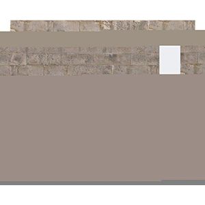 Apalis betonbehang vliesbehang baksteen fotobehang vierkant, grootte, meerkleurig, 105630 288 x 288 cm multicolor