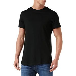 Mode Shirts Lange shirts sasasu Lang shirt zwart casual uitstraling 